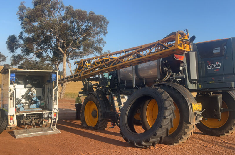 On-Site Loader Tyre Fitting